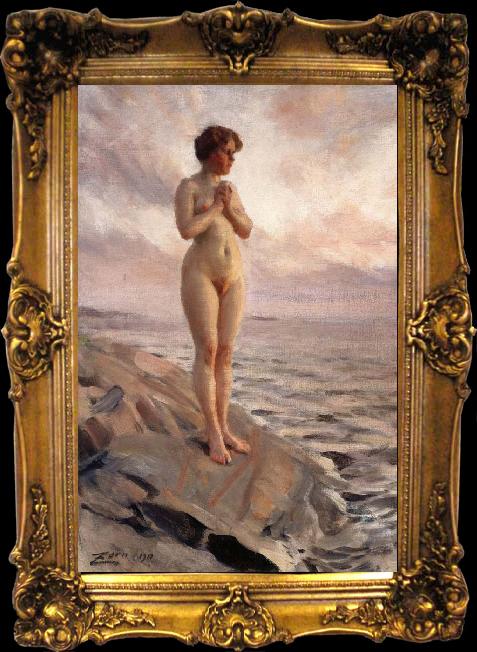 framed  Anders Zorn Female Nude, Ta026
